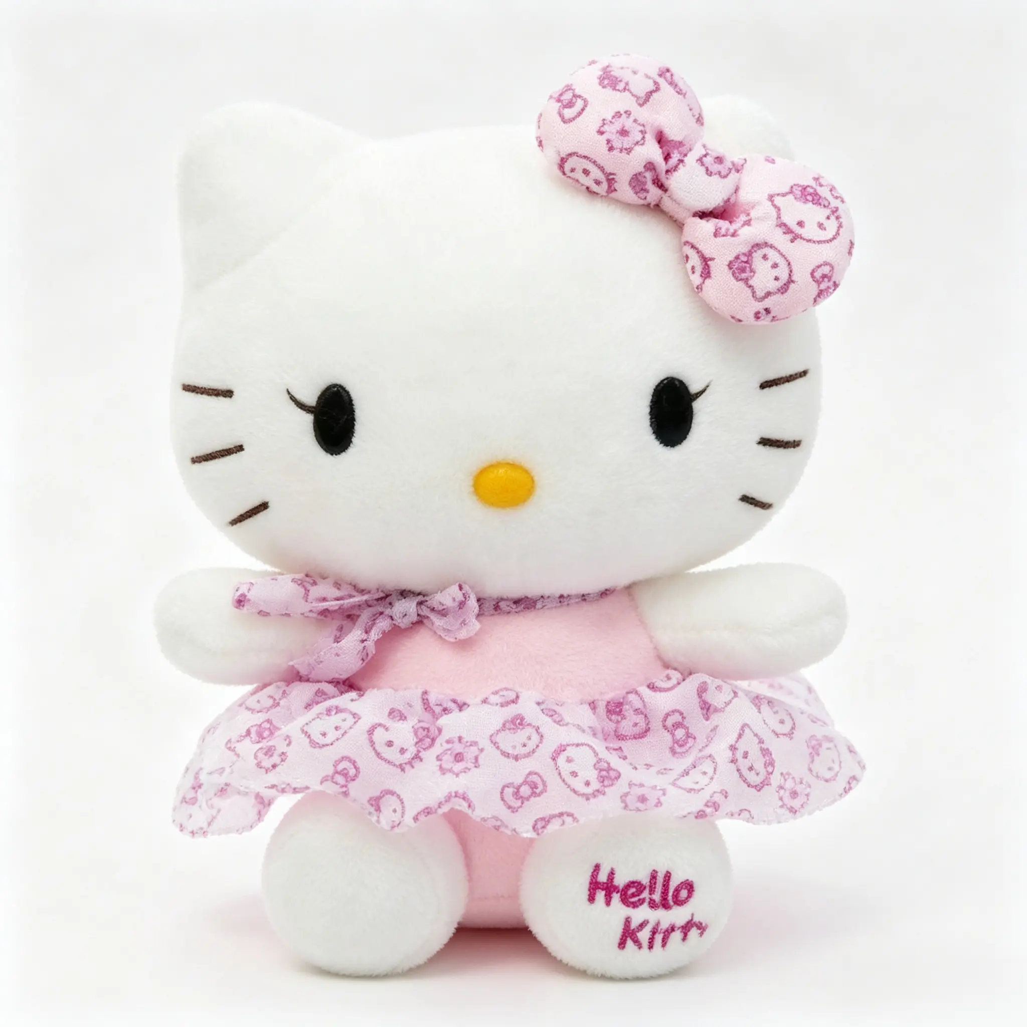 Hello Kitty 11.8‑inch Plush Toy, Cute Stuffed Animal Soft Plush Doll Collectible Home Decor Gift for Kids Girls Fans