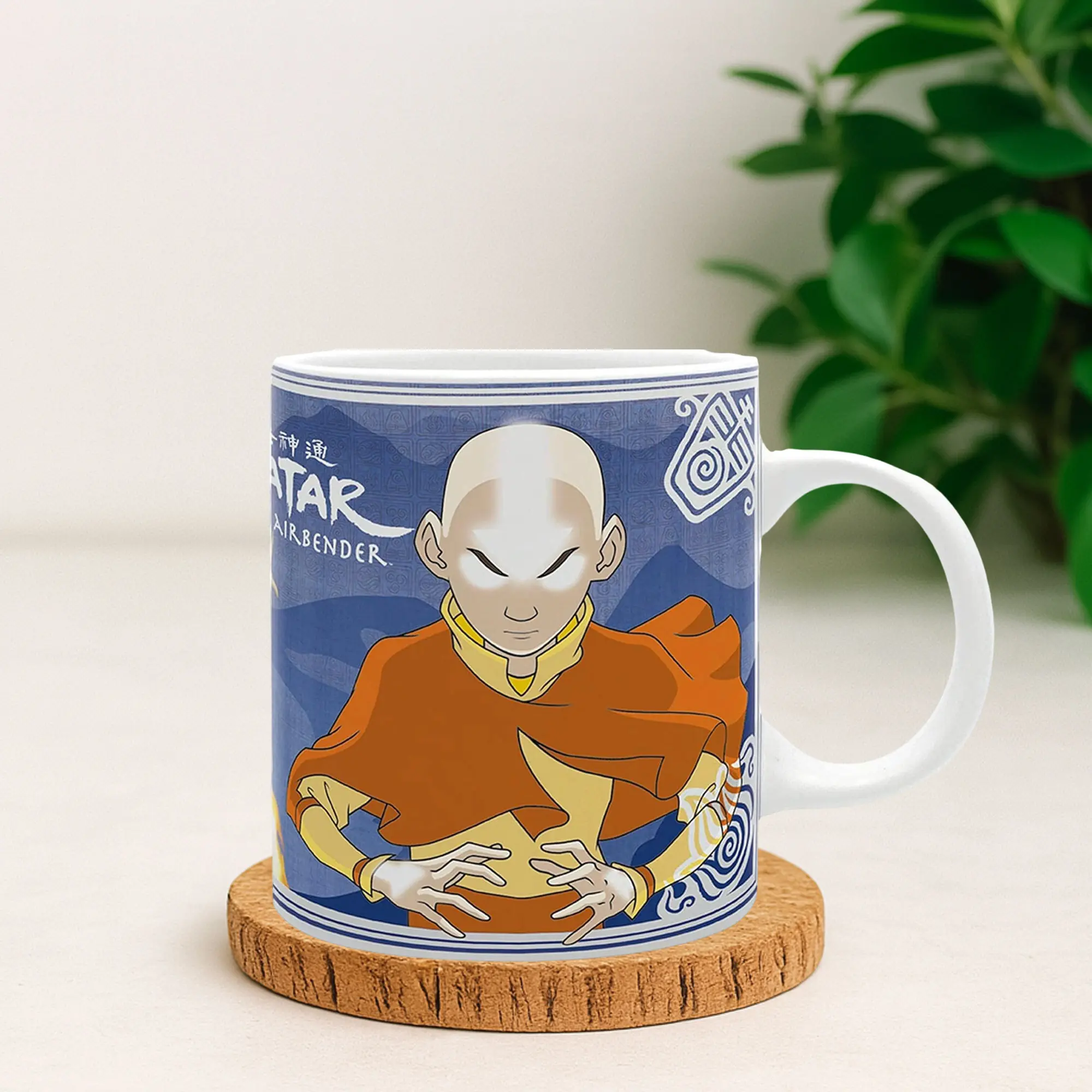 Avatar The Last Airbender Anime Mug, Aang Team Characters Manga Creamic Cup, Zuko Toph ATLA Fans Gift