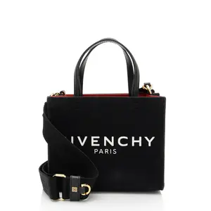 Pre-owned Givenchy Leather Tote Bags Canvas Mini G Shopper Tote