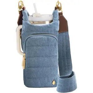 (R)  HydroBag(R) HANDLE(TM) Zipper Slot for Handle, Hands-Free Crossbody Water Bottle Holder & Tumbler Accessories