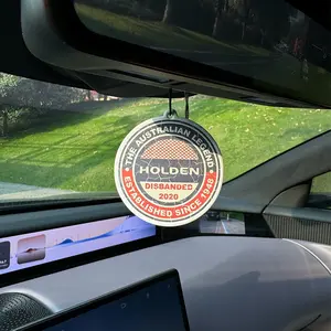 Horton Disband 2020 Lily-Of-The-Valley Scent Car Air Freshener, Rearview Mirror Hanging & Vent Clip, Natural Material, Long-Lasting 90 Days