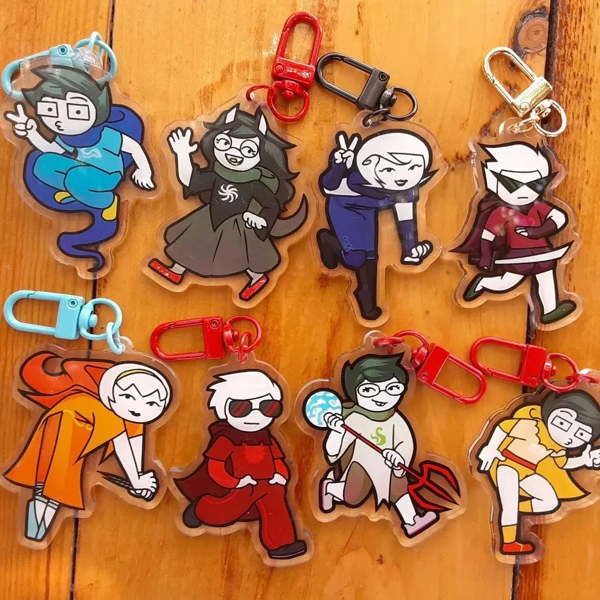 Homestuck Character Keychain, Regretevator Keychain, Homestuck Keychains, Lil Hal, Regretevator, Keychain Cute Gifts