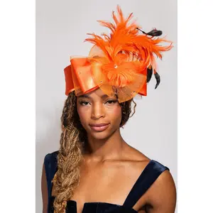 Kendall Large Bow Netted Mesh Fascinator Headband
