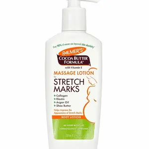 Palmer's Cocoa Butter Formula Massage Lotion For Stretch Marks, Pregnancy Skin Care, Belly Cream with Collagen, Elastin, Argan OIl and Shea Butter, 8.5 Ounces