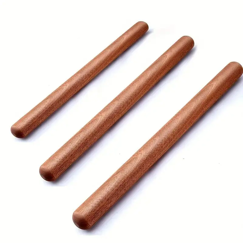 Wooden Rolling Pin, 1 Count Non-stick Dough Roller, Kitchen Baking Utensils for Pastry, Pizza, Pie, Cookie, Dumpling, Noodle, Kitchen Accessories