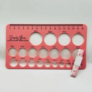 Flange Sizing Silicone Nipple Ruler, Nipple Measuring Tool