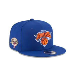 Men's New Era Blue New York Knicks Official Team Color - 9FIFTY Adjustable Snapback Hat
