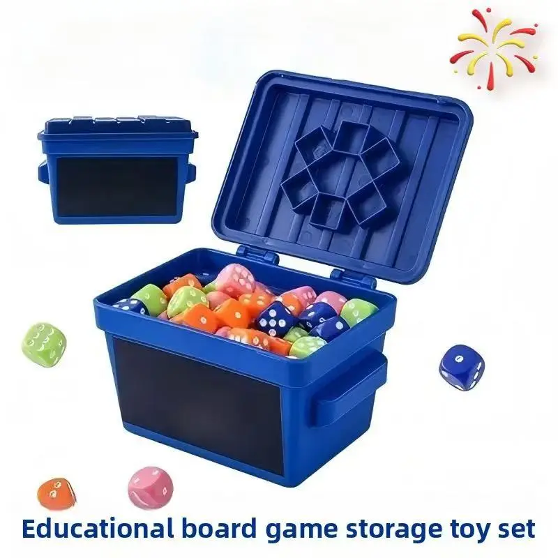 Multifunction 80-Piece 6-Sided Colorful Dice Set, Compact Travel Design, Multi-Player Board Game Accessory, Ideal for Gatherings