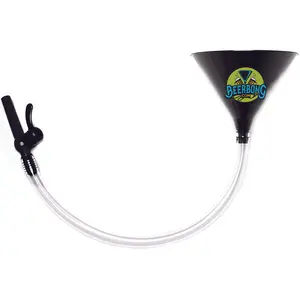 Beer Bong with Valve - 2 Ft. Tube Beer Funnel