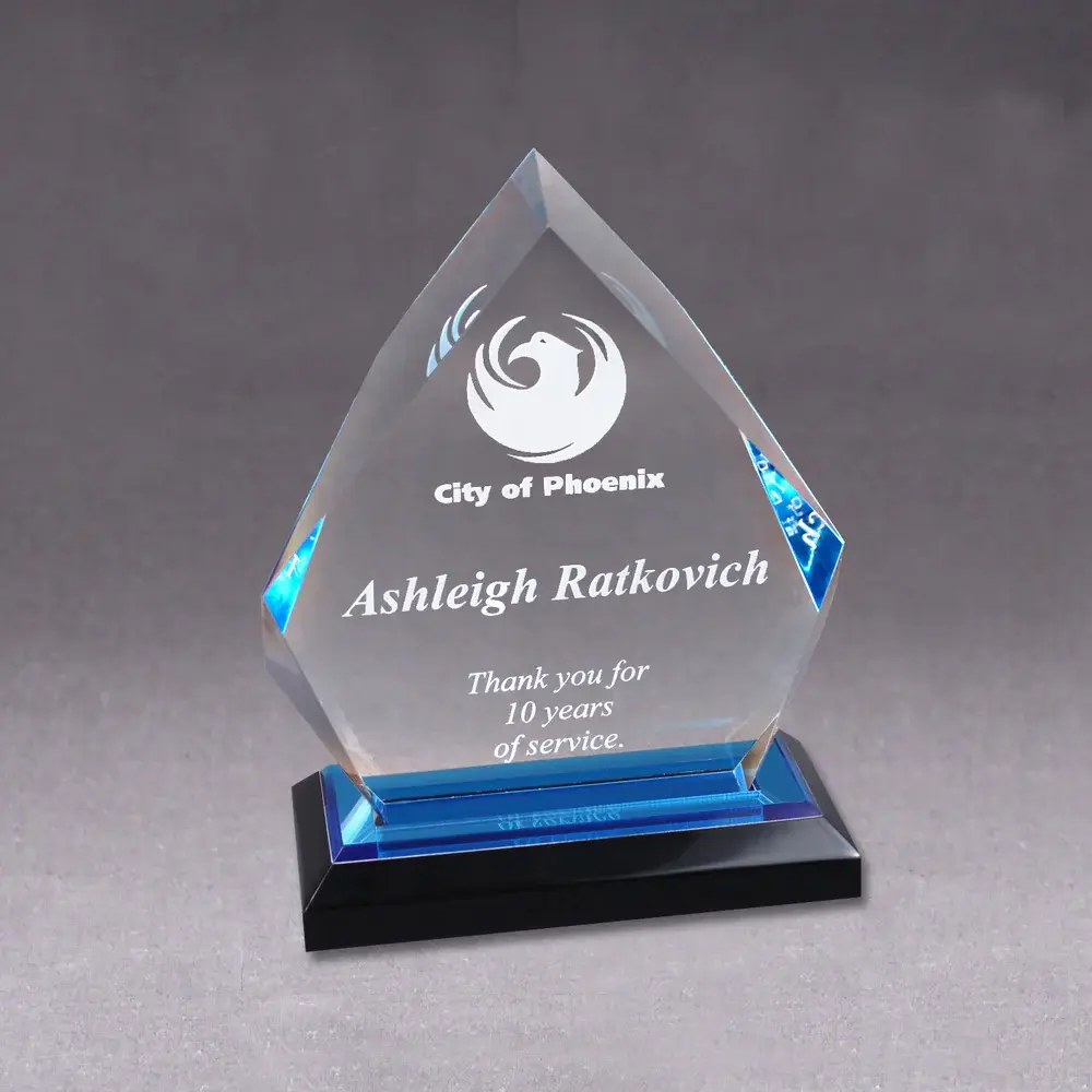 Custom Acrylic Diamond Awards 3 Sizes Available