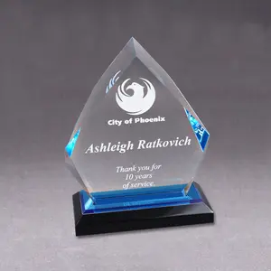 Custom Acrylic Diamond Awards 3 Sizes Available