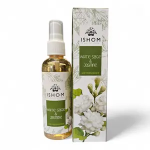 White Sage & Jasmine Smudge Spray – 100 ML Smokeless Cleansing Mist | Earthy, Sweet & Floral Aroma for Aura Cleansing, Love & Spiritual Upliftment