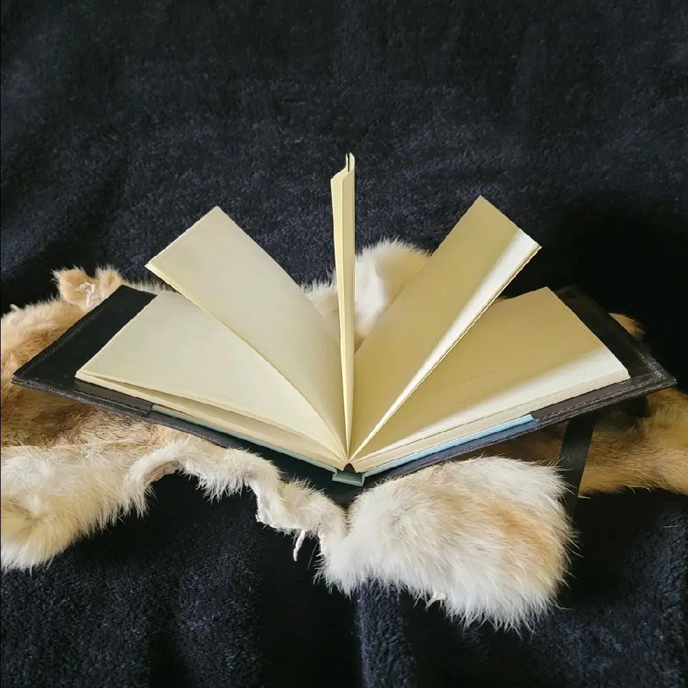 100% Genuine Leather Book Cover with Included Wellness Journal Hand Stitched for Authenticity and Style