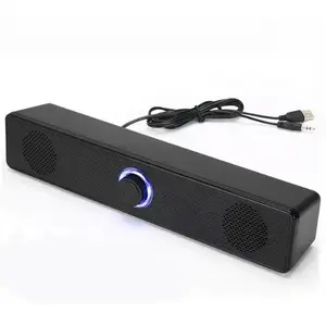 PC Soundbar Wired and Wireless Bluetooth Speaker USB Powered Soundbar for TV Pc Laptop Gaming Home Theater Surround Audio System Wireless Bluetooth Mini Speaker small speaker elysian speaker