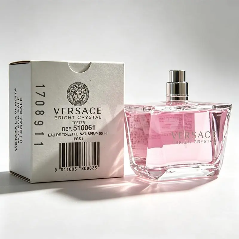 Versace Bright Crystal Parfum Women's Perfume Eau de Toilette 3.0 oz(Tester No Cap) Floral-Fruity Scent