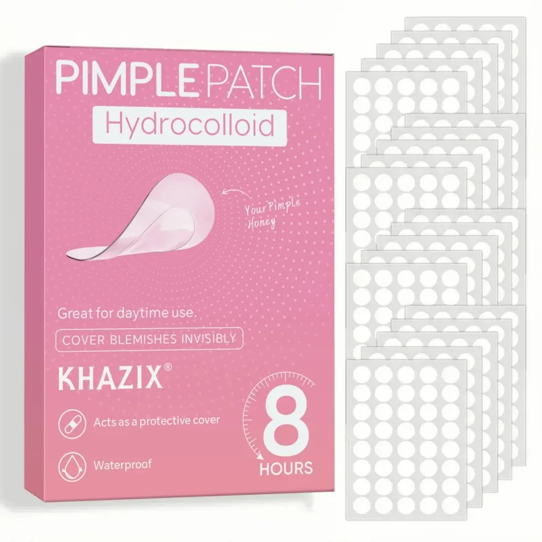 KHAZIX Hydrocolloid Skin Care Patch Treatment, Ultra-Thin & Waterproof, Invisible Coverage, Single Item, 12 Months Shelf Life, Made in China