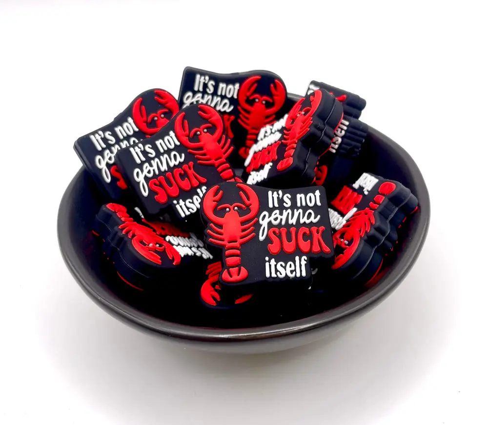 It’s Not Gonna Suck Itself Crawdad Focal Bead