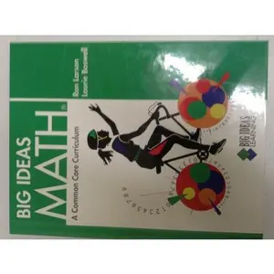 USED Book - BIG IDEAS MATH: Common Core Student Edition Green 2012 by HOLT MCDOUGAL (Hardcover) - english