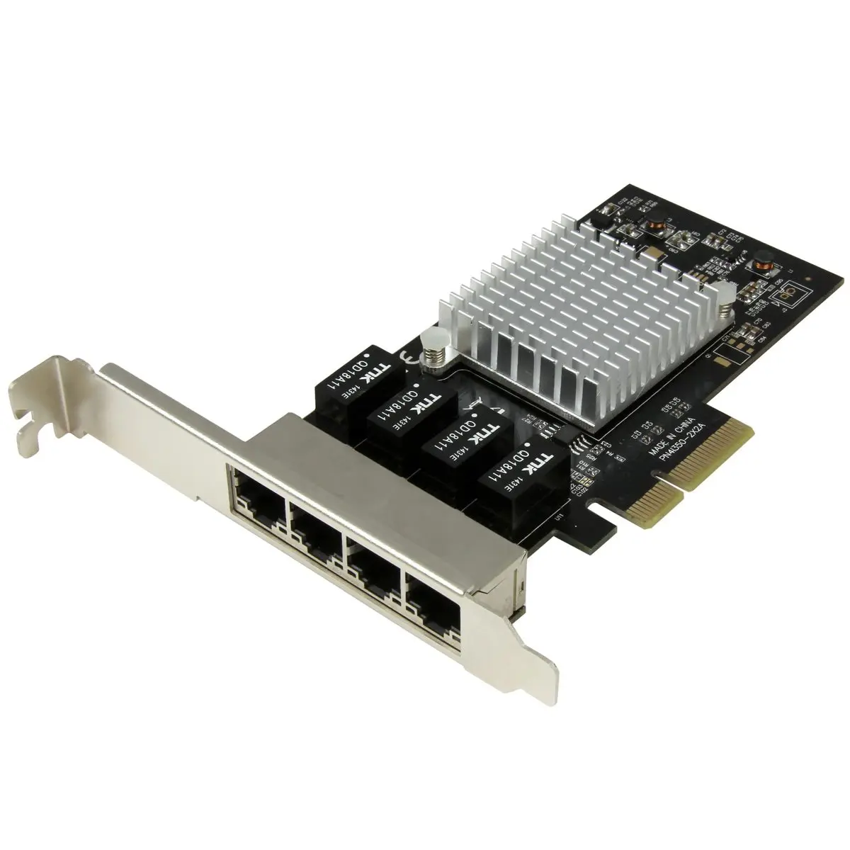 StarTech I350 Series Multi-Port Gigabit Ethernet Network Card - 4-Port Intel Chipset, Compatible with PC Systems