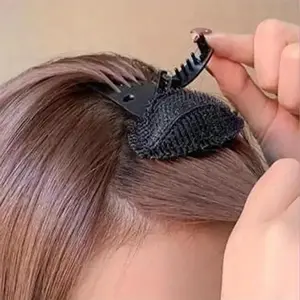 Vintage Style Invisible Hair Clip Fluffy Sponge Adds Volume to Front Hair Line Perfect for Bun Styling Women's Hair Accessory