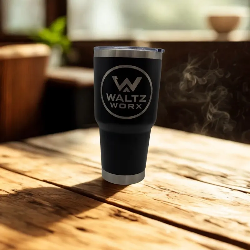 Personalized 30oz Tumbler, ADD YOUR LOGO, Wholesale Tumblers, Laser Engraved Cup, Corporate Gift, Branded, Powder Coated, Bulk pricing available