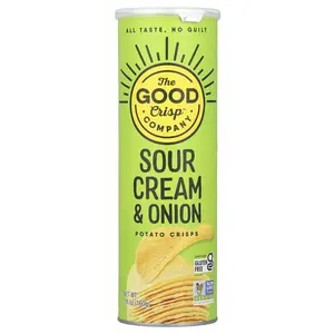 The Good Crisp Company Potato Crisps, Sour Cream & Onion, 5.6 oz (160 g)