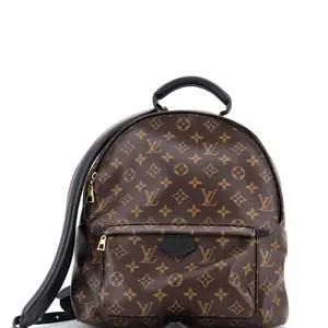 Pre-owned Louis Vuitton Canvas Coated Backpacks Palm Springs Backpack Monogram Canvas MM by Rebag