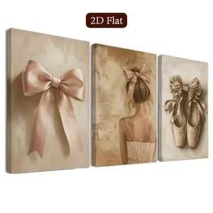 Ballet Theme Art Poster Set, Modern Home Decor, Classroom Fashion Art, Wall Decoration, Educational Prints, Indoor Room Decor