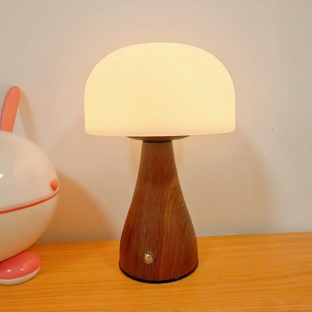 Mushroom USB Rechargeable Night Light, LED Atmosphere Lamp, Decorative Atmosphere Light, Table Lamp, Led Table Lamp for Room Decor, Home Decor Lighting, Party, Restaurant, Halloween, Christmas Gift, USB Charging Lamp, Nightlight, Batch Ml1025