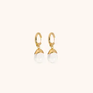 Transparent Resin Statement Earrings