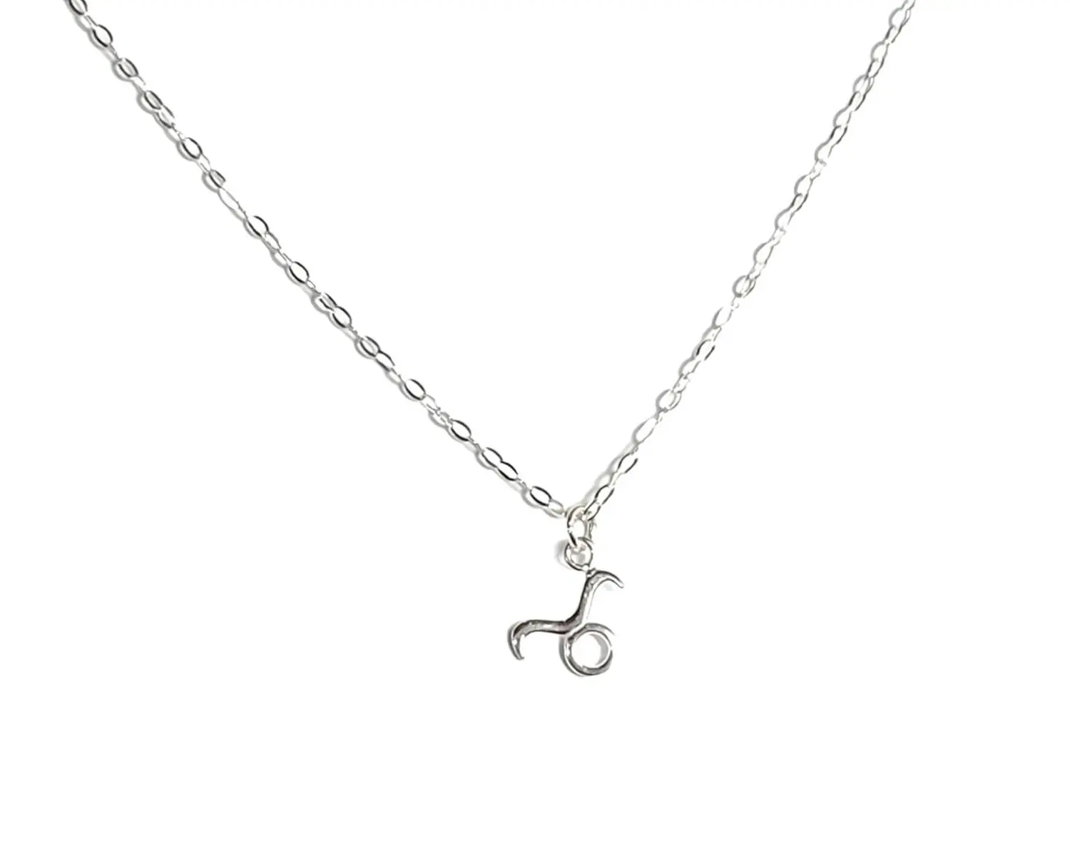 Dainty Sterling Silver Taurus Astrological Necklace Perfect for Layering
