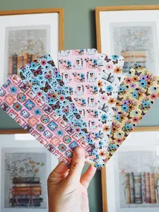 Cute whimsical Spring floral bookmarks for readers