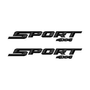 Sport 4x4 Decals Stickers for Ford F150 XLT /  Black