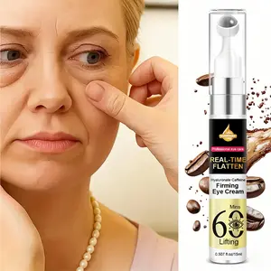 Caffeine + Hyaluronic Acid Roller Eye Cream 15ml | Firms and lifts in 6 minutes, reduces puffiness and fine lines | 360° roller design, cooling massage promotes absorption, contains retinol for anti-wrinkle and moisturizing | Eye Health Products
