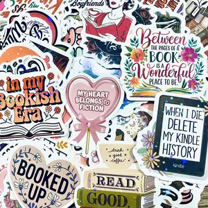150 PCS Holographic Smutty Book Stickers for Kindle,  Smut Stickers for Girlie, Romance Book Stickers Waterproof Aesthetic Vinyl Decals for Laptop Ebook  Water Bottles