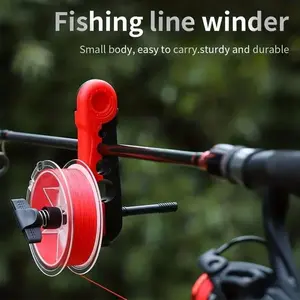 Fishing Line Winder,and Quick hook and loop fixing device. Portable Reel Line Spooler, Spinning Reel Tool, Carp Fishing Equipment, fish Gift, Fishing Accessories.