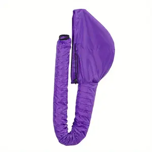 Portable Soft Hair Dryer Hood, Handheld Blow Dryer Attachment, Hair Dryer Diffuser, Deep Conditioning & Curl Styling, Travel-Friendly, Universal Fit