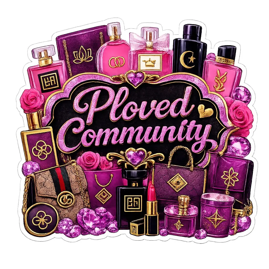 PLoved Community Custom label, Vinyl Sticker.