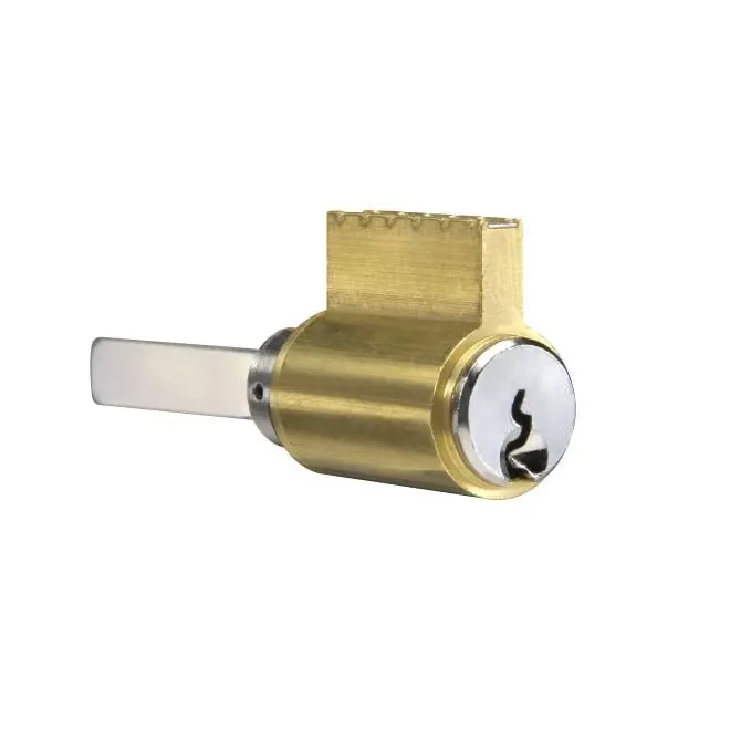 Yale 1802-GA626 Commercial Lock Cylinder - 6-Pin Single Section GA Keyway, Bump Resistant, Satin Chrome, Keyed Padlocks, Works with 6400, 5400, 4700, 5300 Series, for Key-in Levers