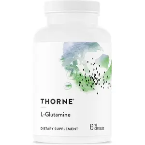THORNE - L-Glutamine - Amino Acid Supplement for Immune System & GI Health - Promotes Post-Exercise Muscle Cell Repair* - Third-Party Certified - Gluten, Dairy & Soy-Free - 90 Capsules