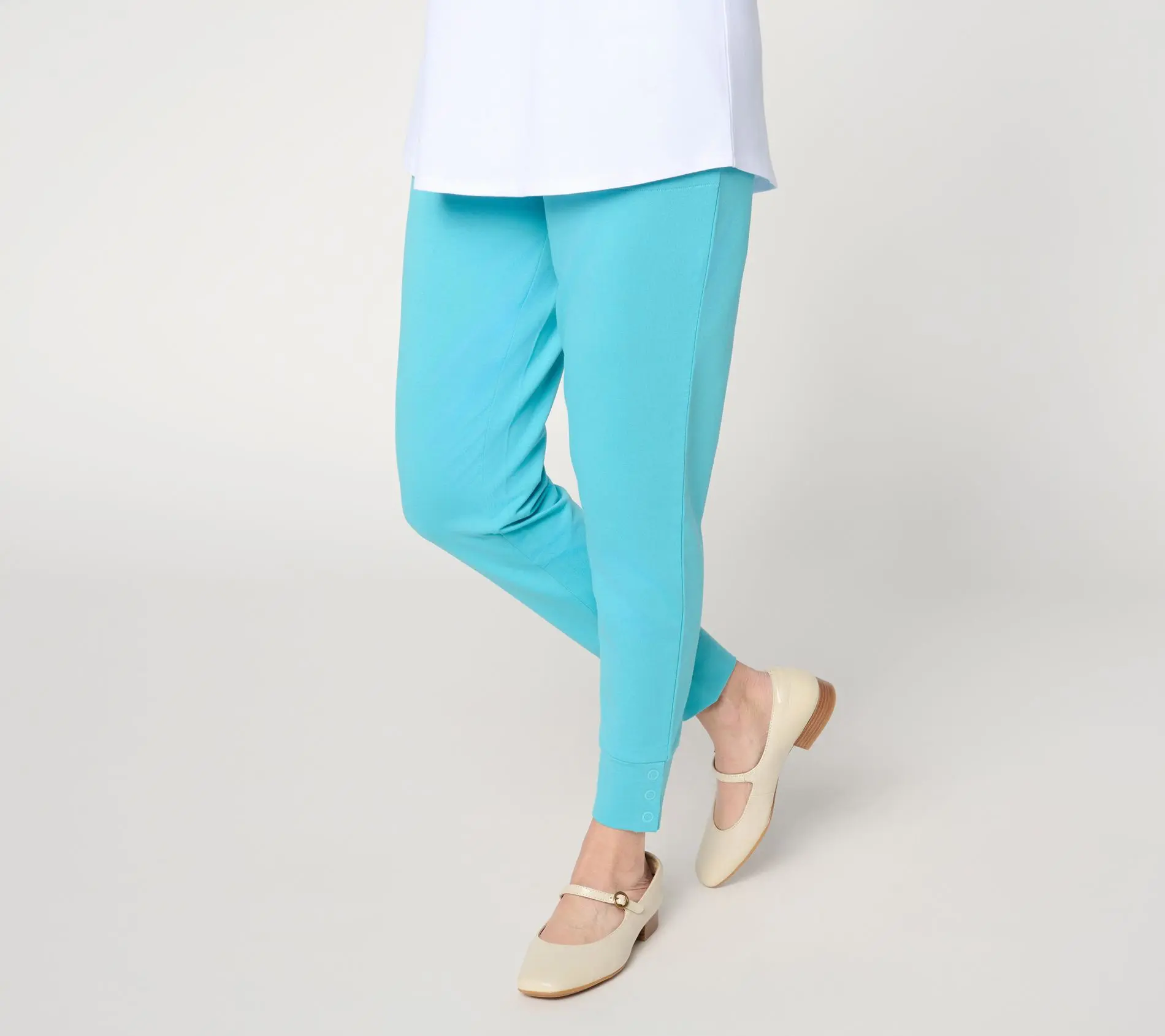 Denim & Co. Active Regular French Terry Pull-On Joggers