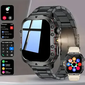 Smart Watch with LED Light, wireless calling /dial, Multi-Sport Modes, Call & Message Alerts, Compatible with Iphone/Android, Sports Smart Watch