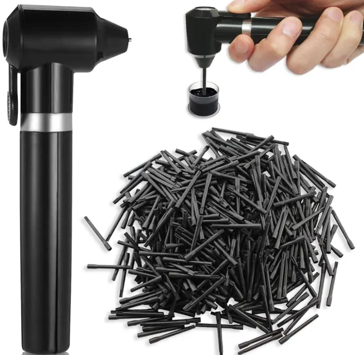 Ink Mixer Machine Set - Autdor Pigment Mixer Machine with 100Pcs Mixing Sticks Black Color Mixer Machine Ink Pigment Electric Agitator Machine for Permanent Makeup Eyebrow Microblading Supplies