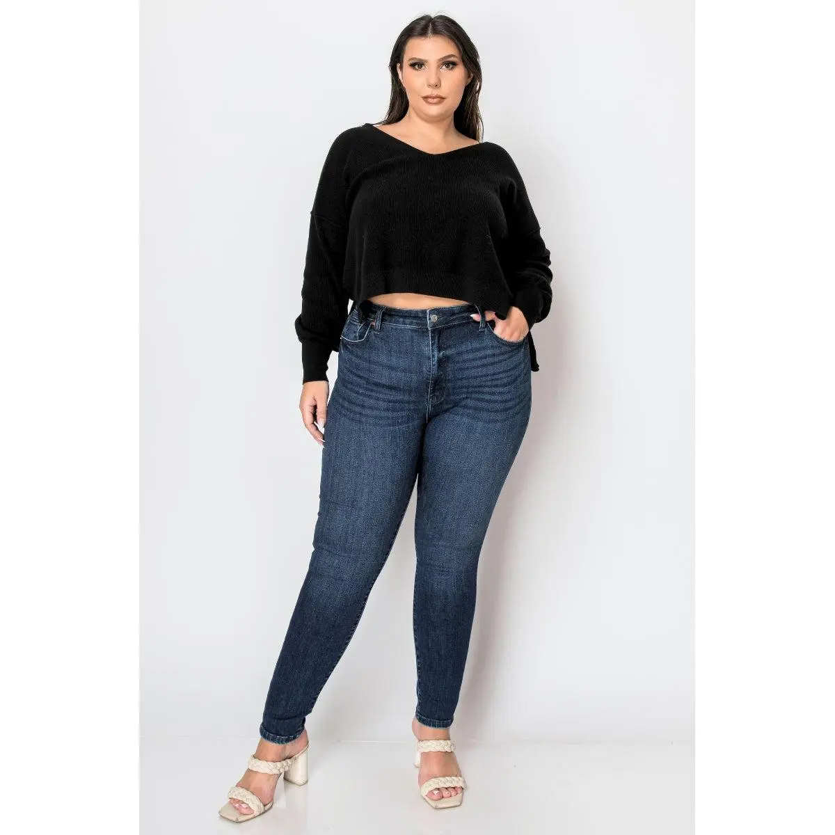 Corset Plus Super Skinny Jeans