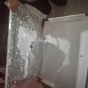 LED Bathroom Vanity Mirror for Wall with Double Front and Back Light, Anti-Fog, Shatter-Proof, Dimmable, Tempered Glass, Memory Function