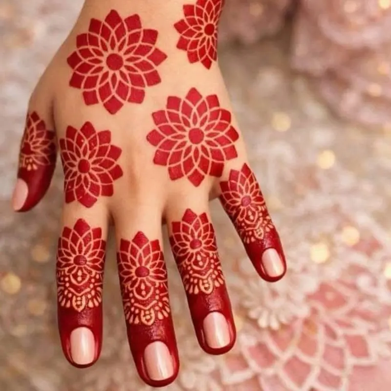 Instant Red Dip Henna Paste Cone