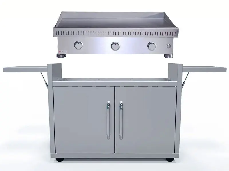 Le Griddle Commercial Series 105 41-Inch 3-Burner Freestanding Gas Griddle - 6mm Plate
