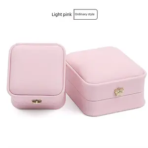 Chic Leather Jewelry Case – Store Rings, Pendants, & Bracelets in Style – Ideal for Mother's Day, Birthdays, and Anniversary Gifts