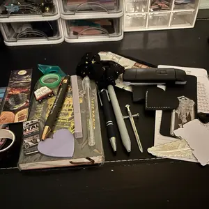 Bookish Bundle - 15 Item Set with Notebook, Makeup Bag, Pencil Bag, Page Holder, Bookmark, Keychain, Stylus Pen & More