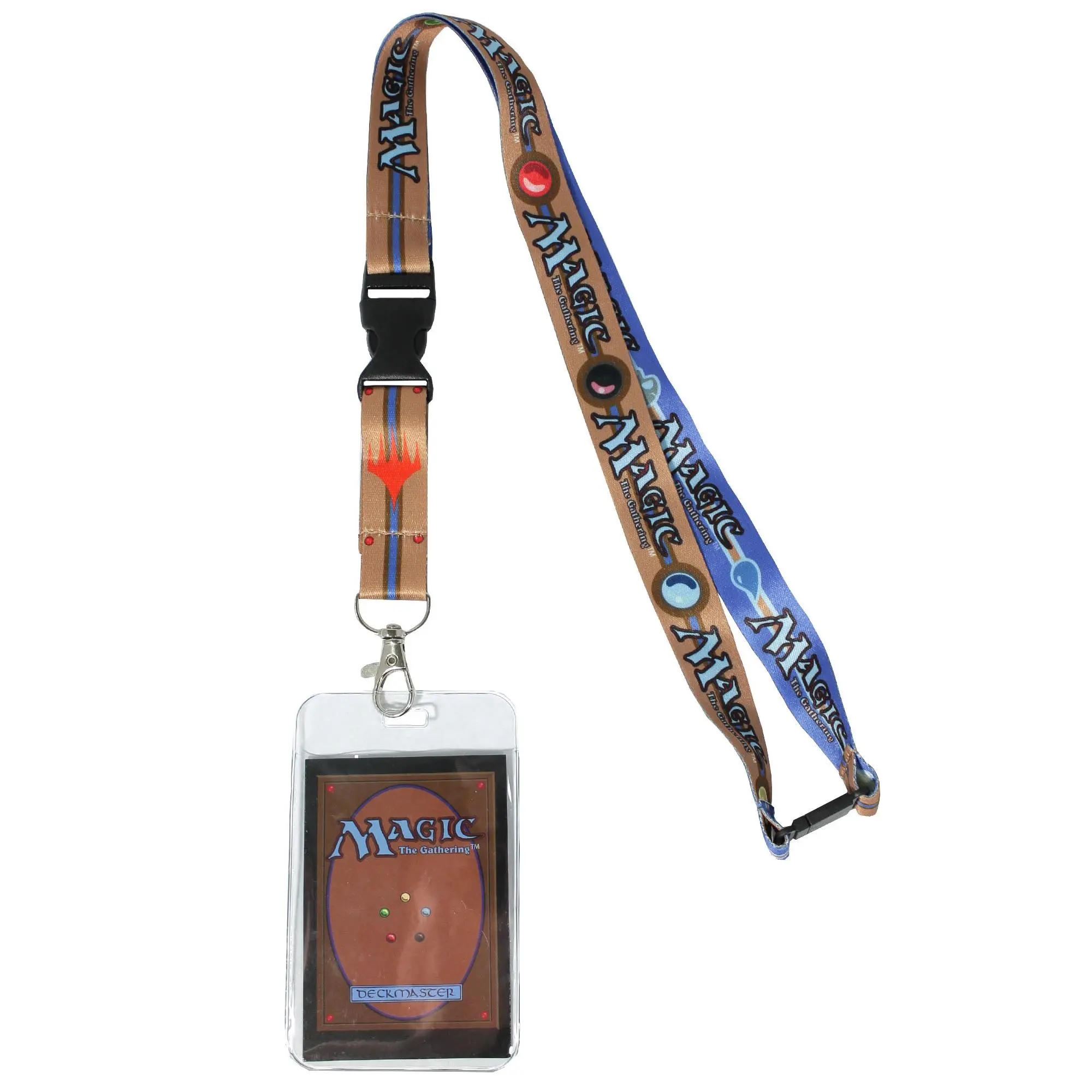 Magic The Gathering Logo Lanyard - Breakaway Neck Lanyard with ID Badge Holder, Keychain Holder for Cell Phone, Keys, Id Cards